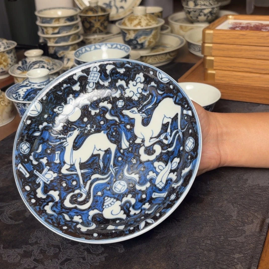 摆件景德镇手绘茶器