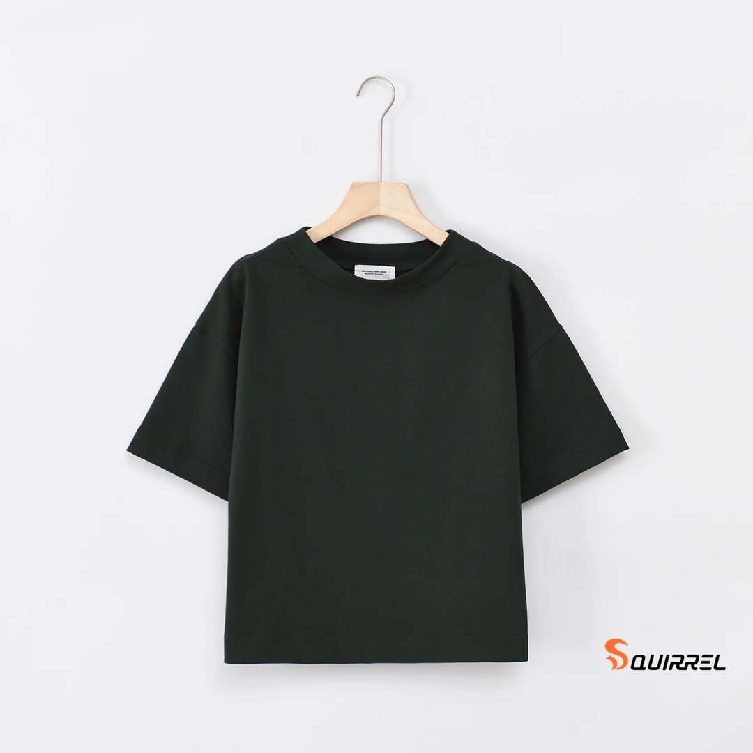 H25S01-175 2025年春季新款棉质女士纯色舒适百搭休闲短袖T恤