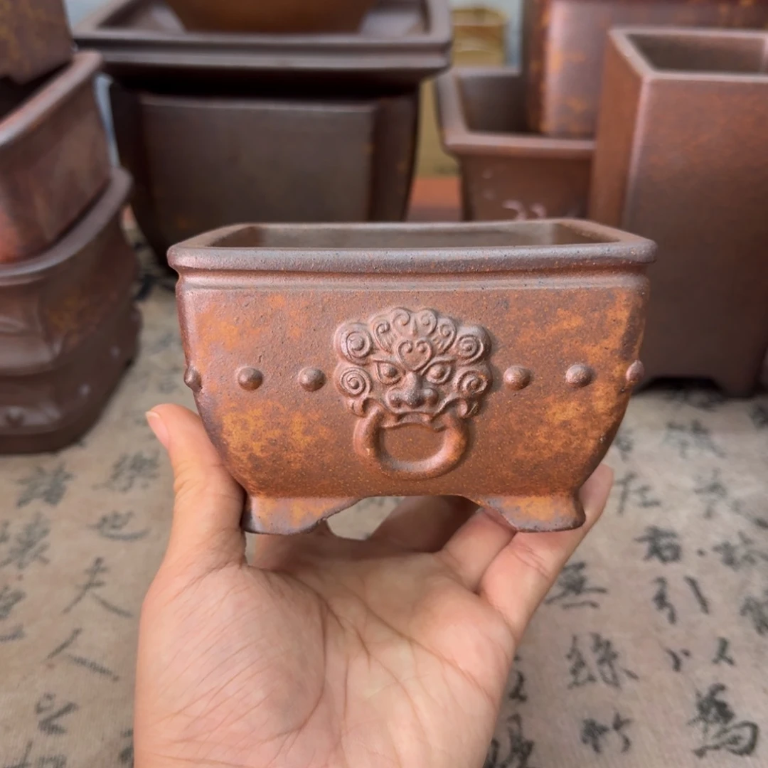 紫砂花盆49号宜兴紫砂正品11x6.5