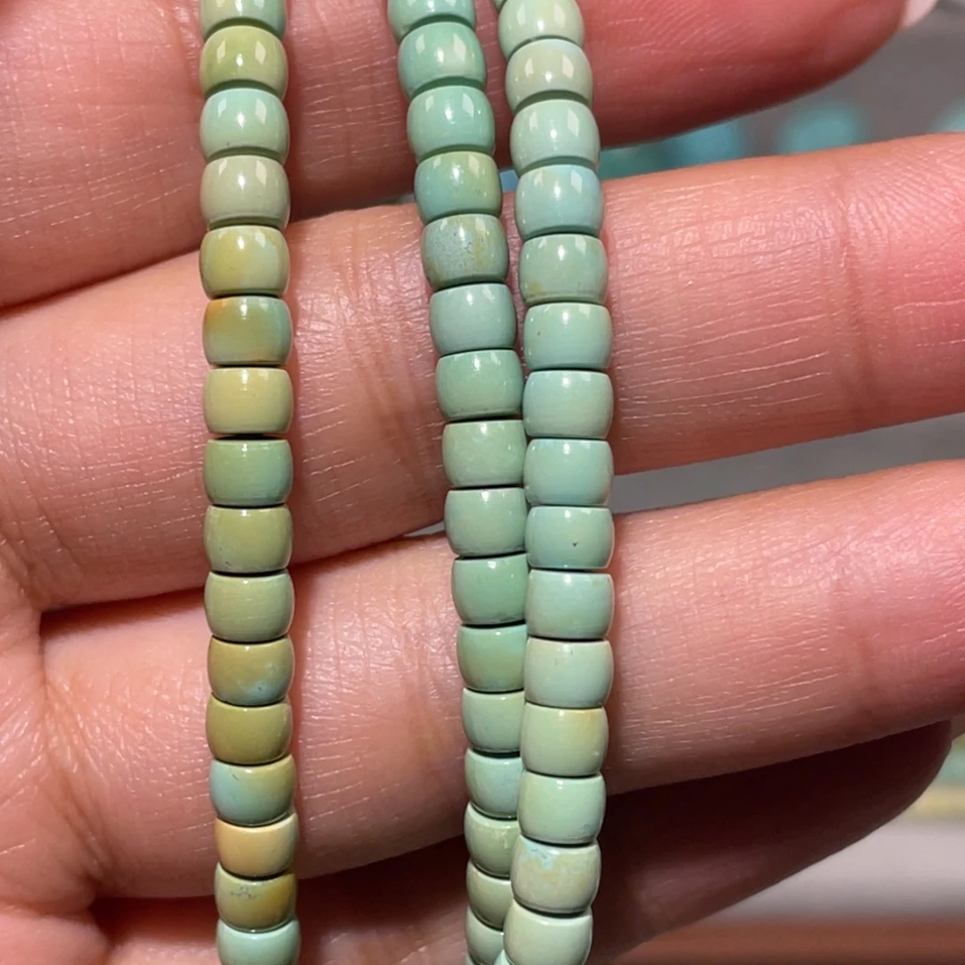 绿松石未镶嵌直切108