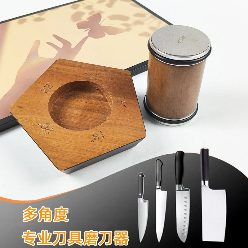 五边形磨刀石滚筒磨刀器油石配件抛光石快速磨刀适配滚筒磨刀器