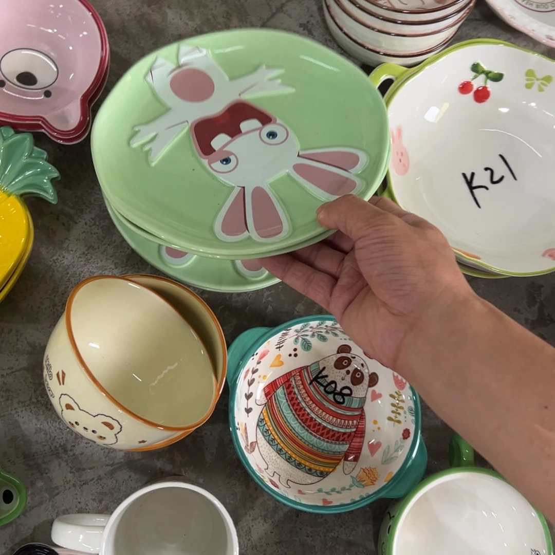 高温陶瓷釉下微瑕2个绿色