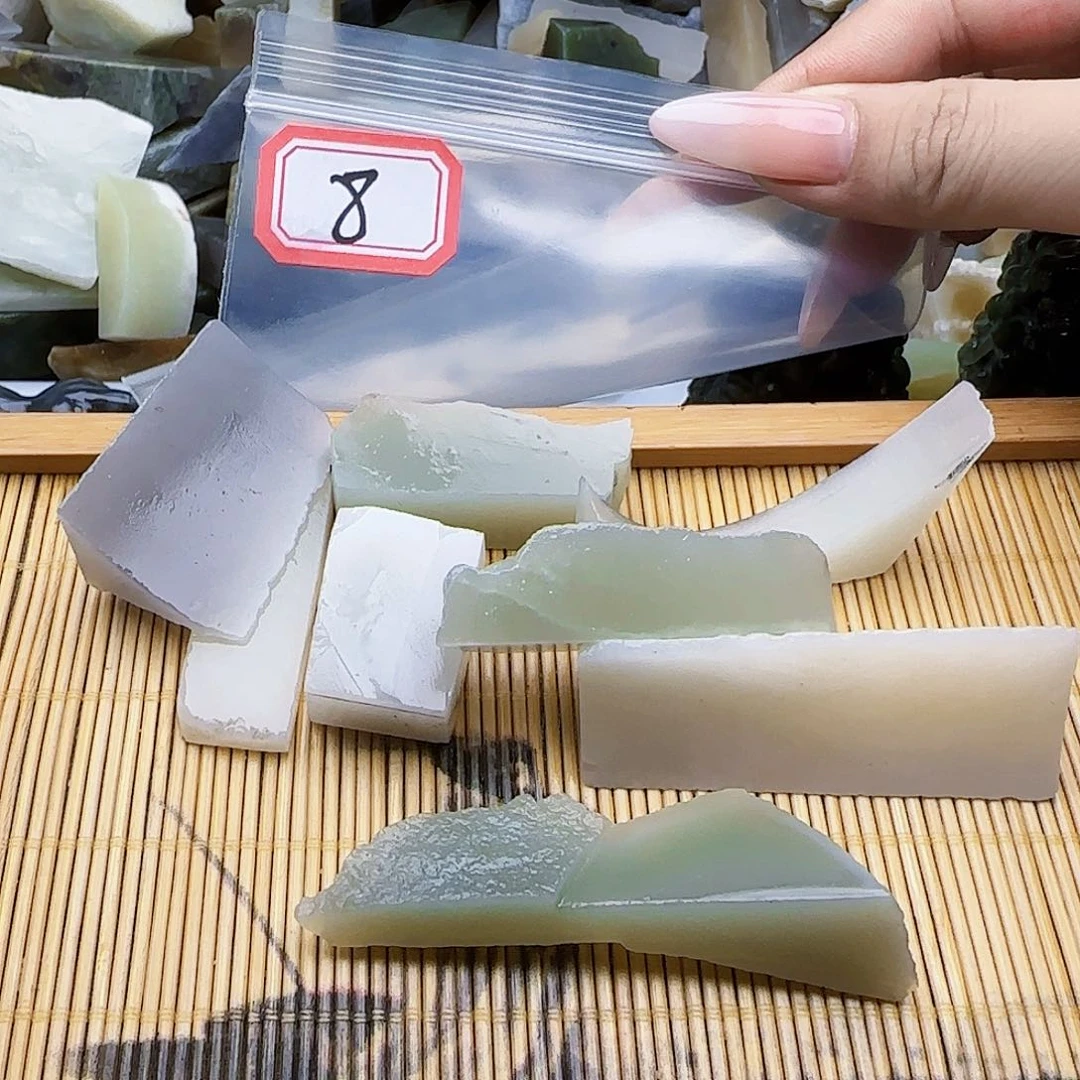 嘟***3和田玉未镶嵌珠宝半成品