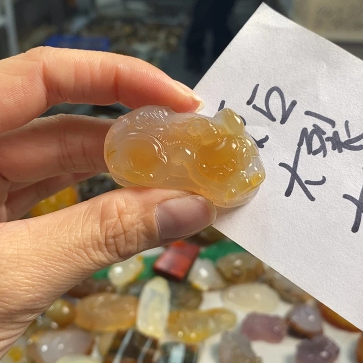 玛瑙/玉髓吊坠(不含链)未镶嵌