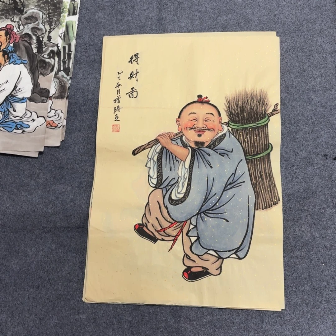 国画68×46精品人物手绘画画画