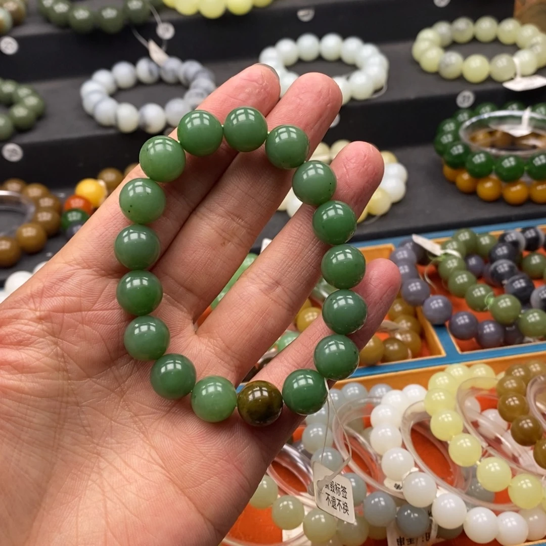 和田玉未镶嵌手链