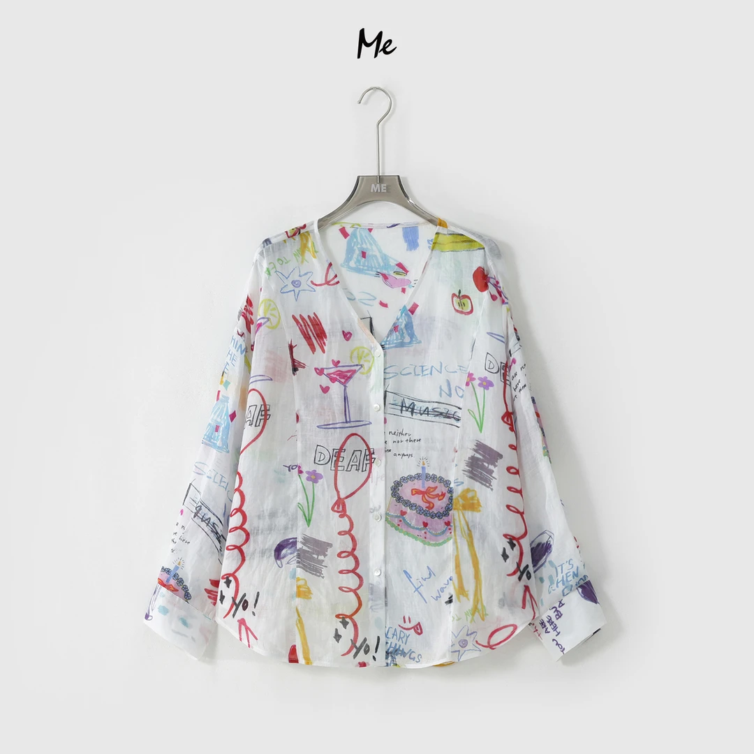 ME【100%苎麻生日派对】空气感显瘦舒适时尚百搭一手长外套MESS5952