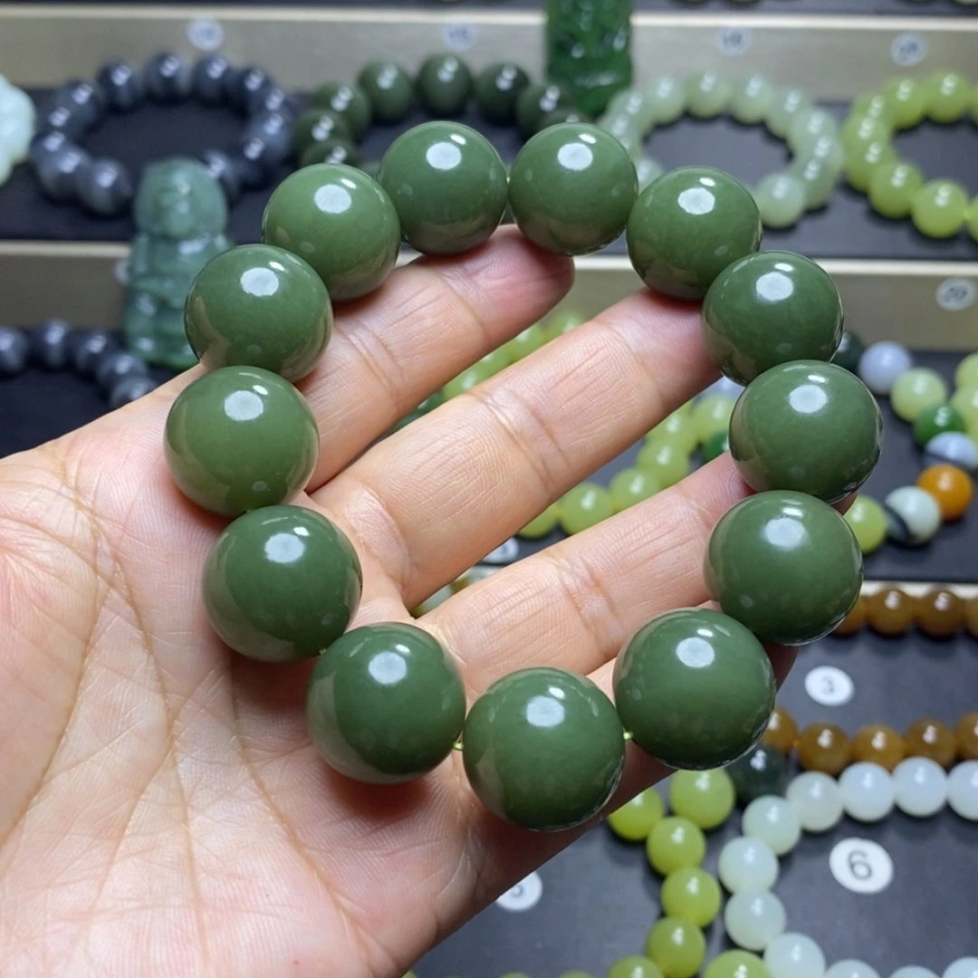 和田玉未镶嵌手链