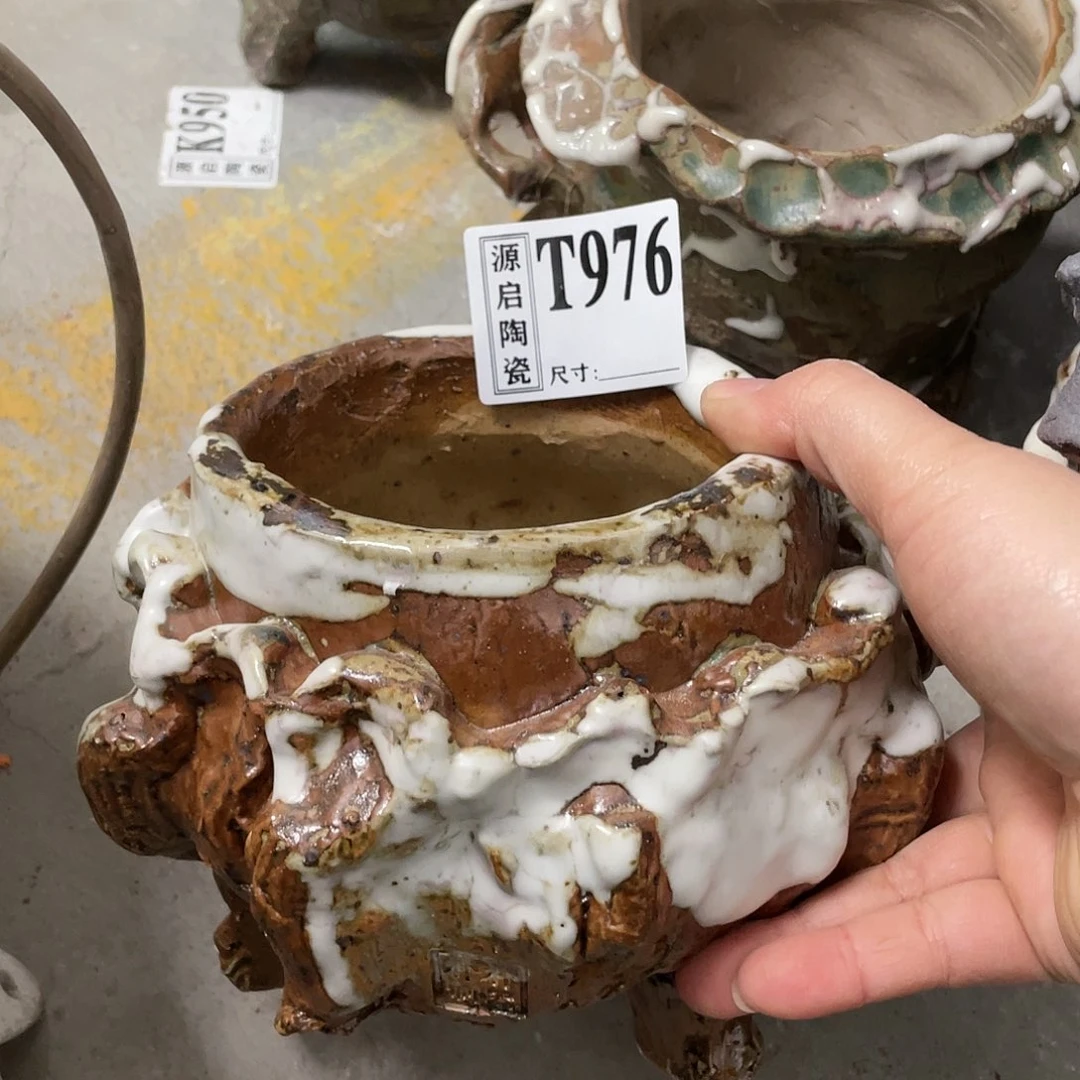 紫砂花盆手工制作默认微瑕976