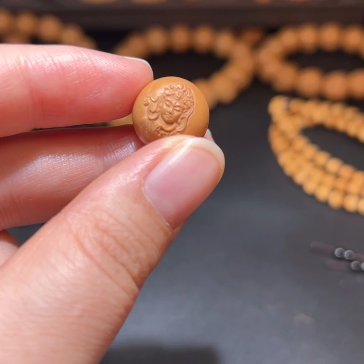 猴头核桃吊坠觀观音 如意