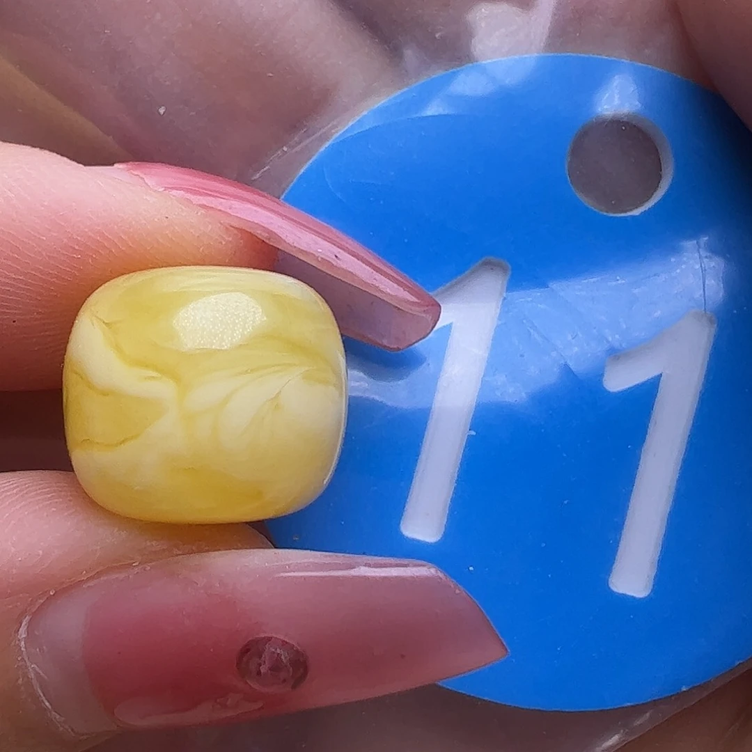 蜜蜡未镶嵌珠宝奇石12.5mm虎皮老型