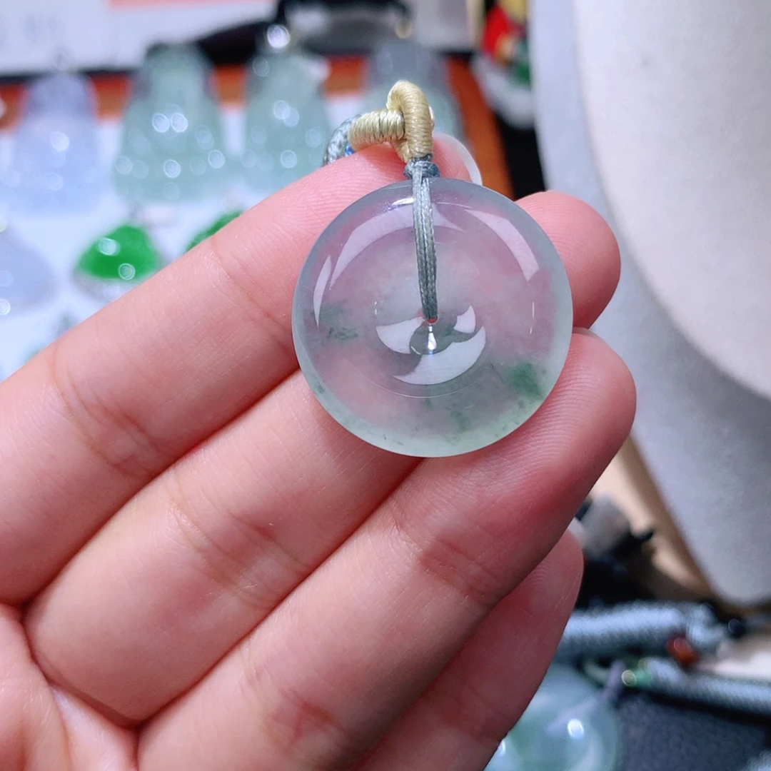 颈饰未镶嵌翡翠扣子25*5.2