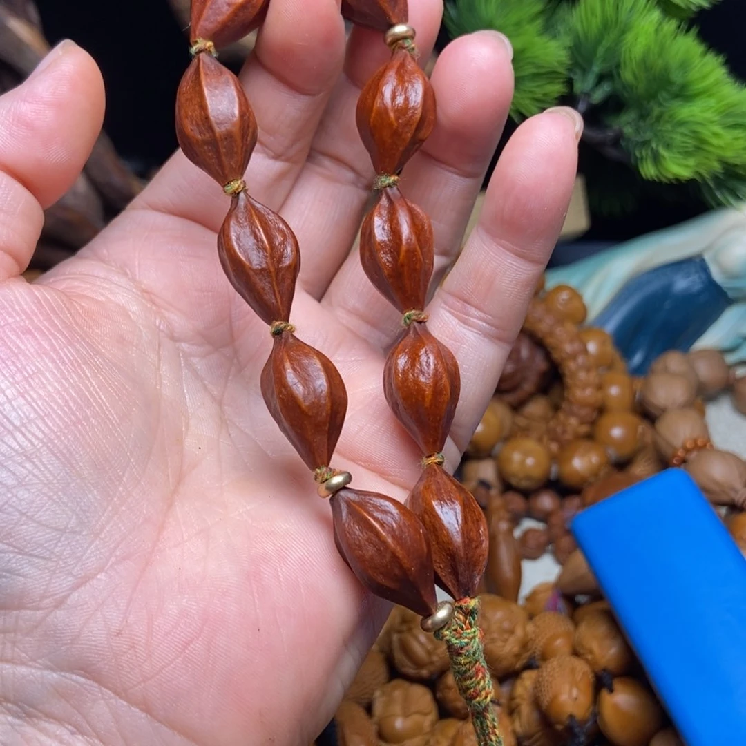 橄榄核手串/手链小紫皮素核