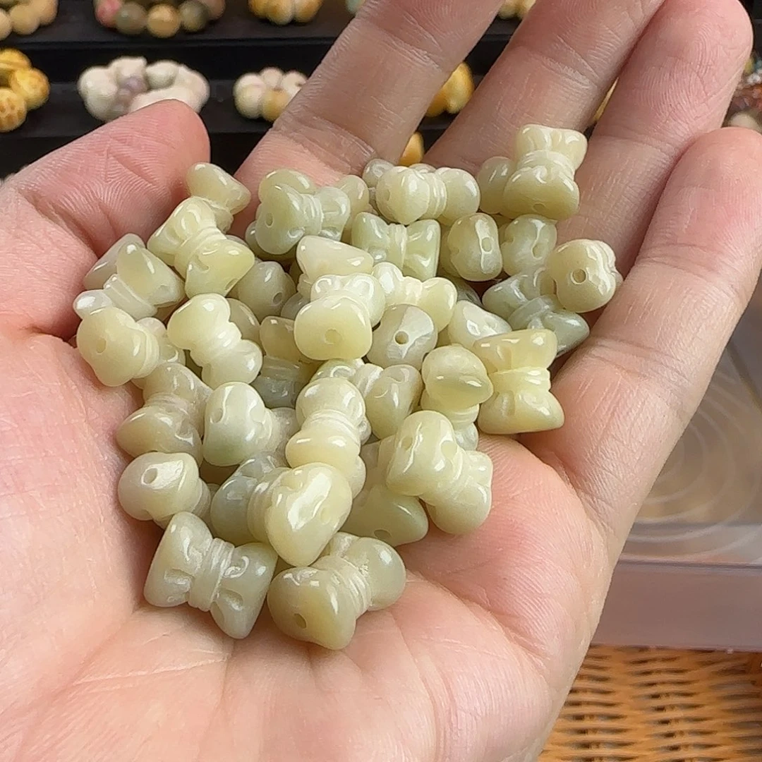 手串菩提根/象牙果卡13果绿蝴蝶结30颗➕10颗