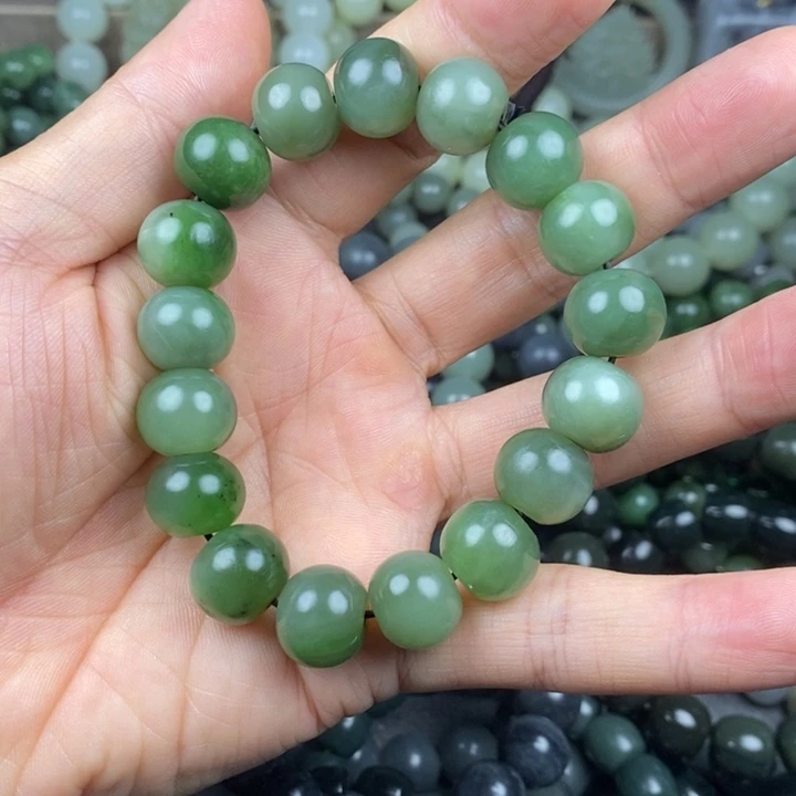 和田玉未镶嵌手链