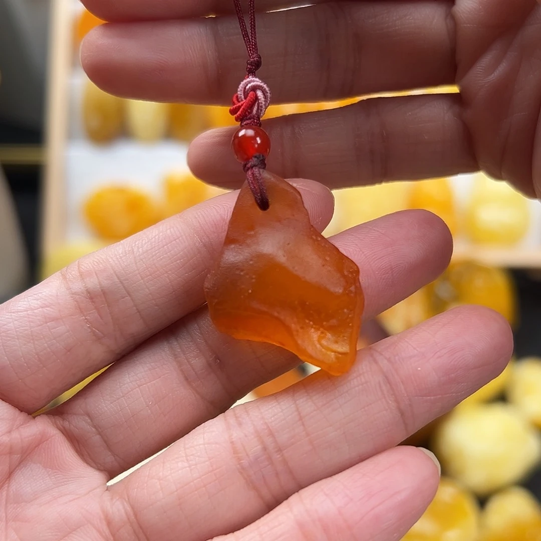 蜜蜡颈饰未镶嵌蜜蜡