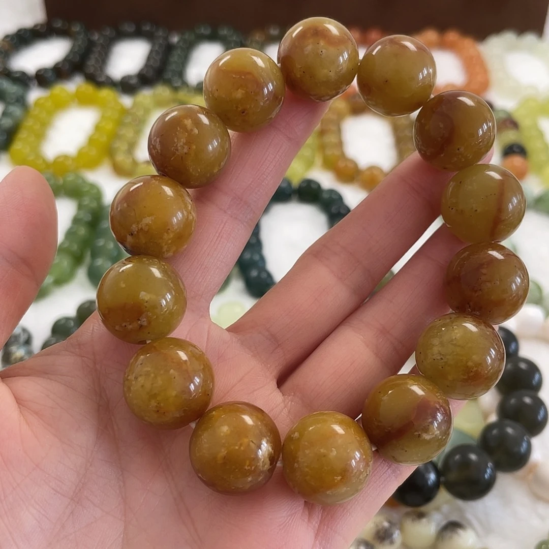 蛇纹石玉未镶嵌手串