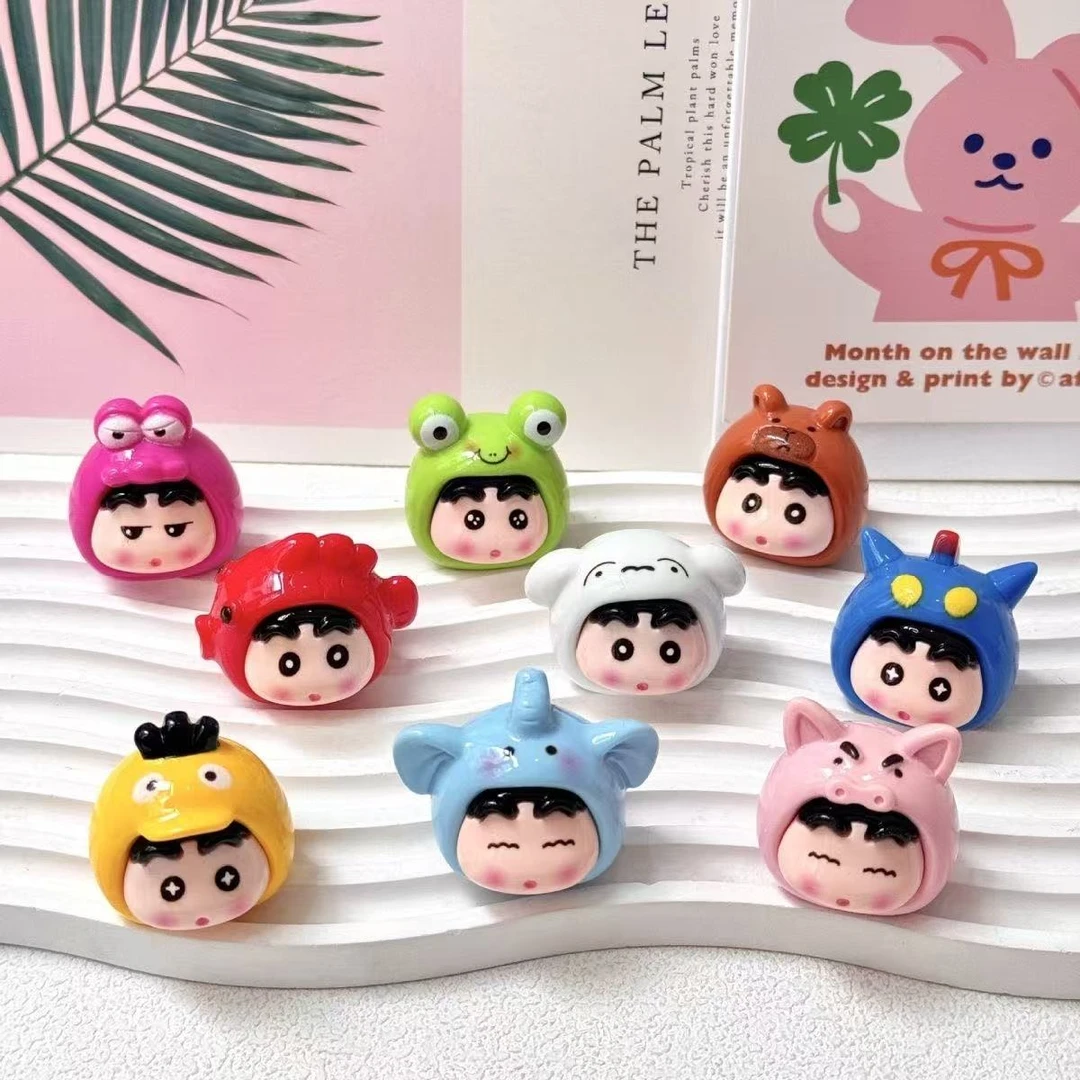 蜡笔小新可爱桌面车载小摆设创意卡通少女心装饰品