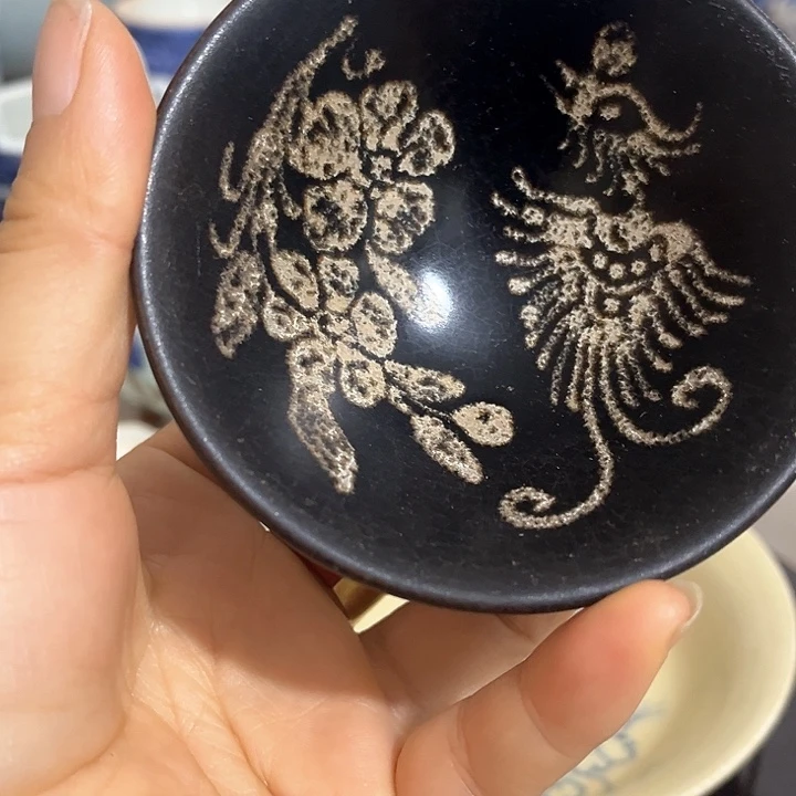 柚****）一个吉州窑的小盏