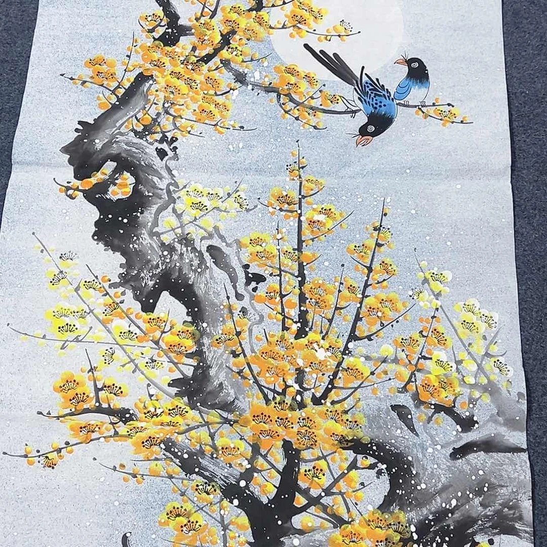 国画事事顺心如意万事如意万事