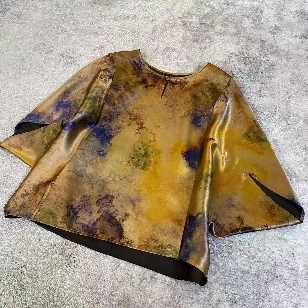 知羽.香云   香云纱断码孤品（介意勿拍！）ZY33562