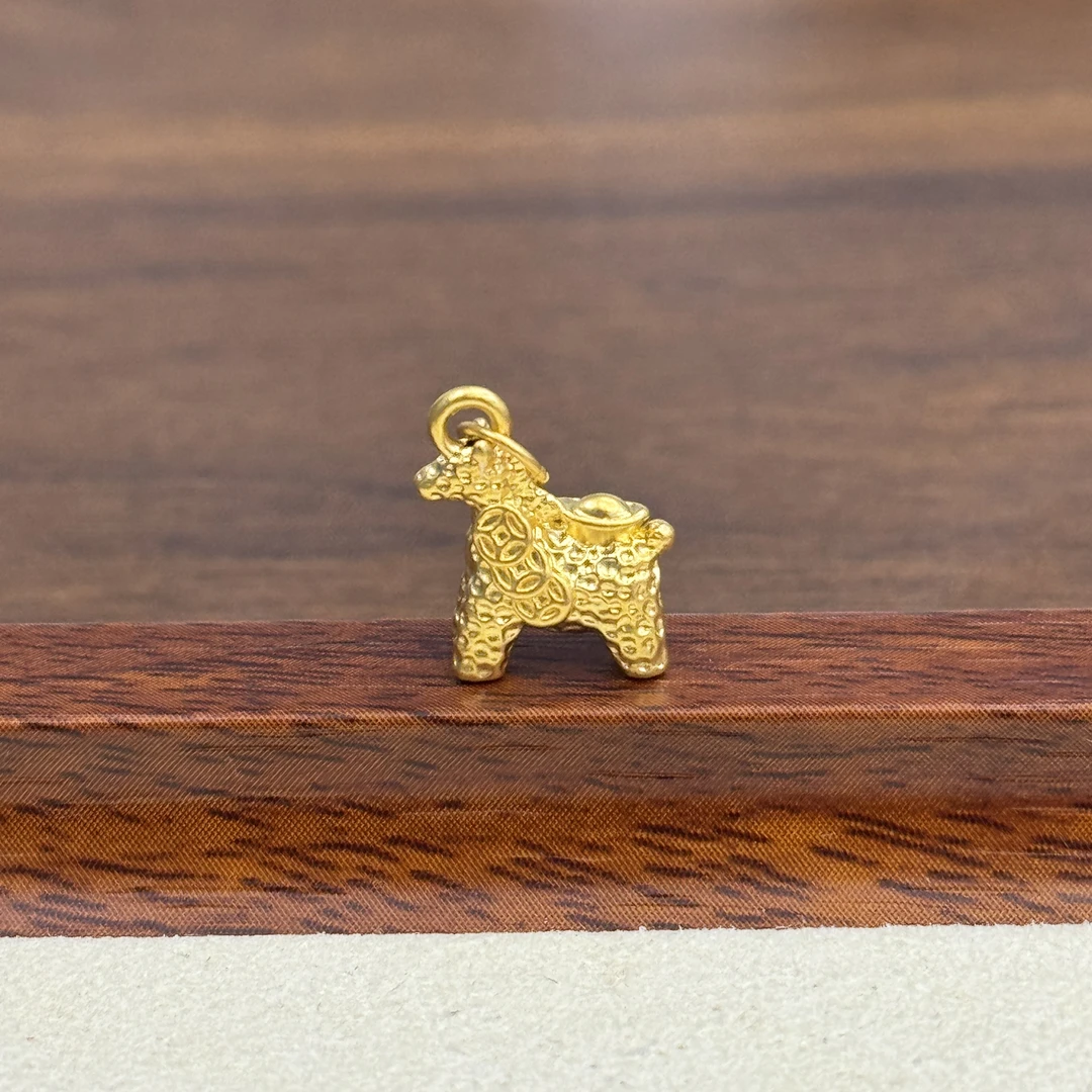 吴芳芳黄金足金999黄金小马DP1172-0290