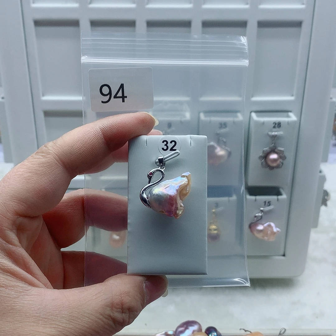 淡水珍珠吊坠(不含链)合金