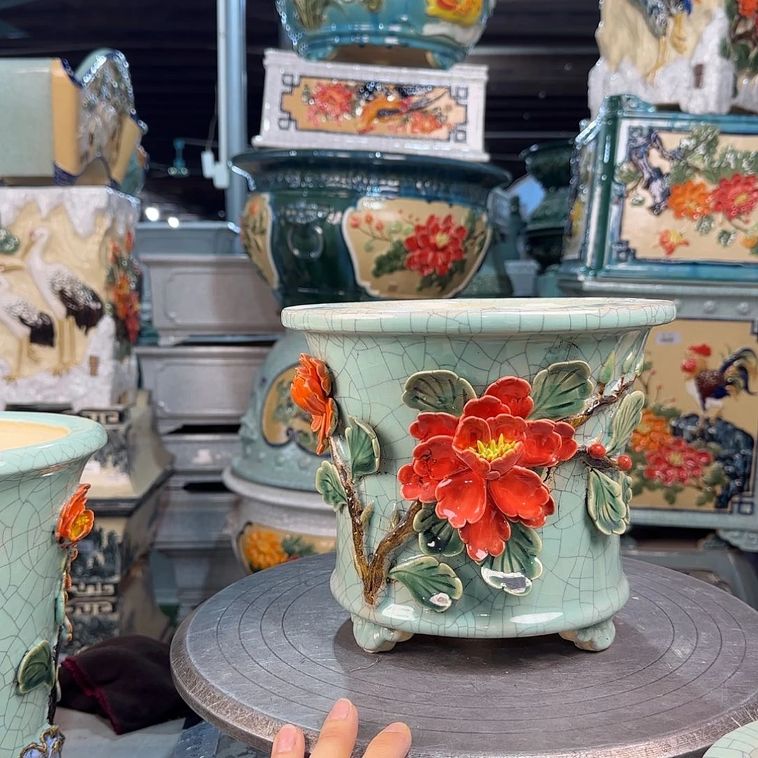 红陶英****k岭南100,000花盆