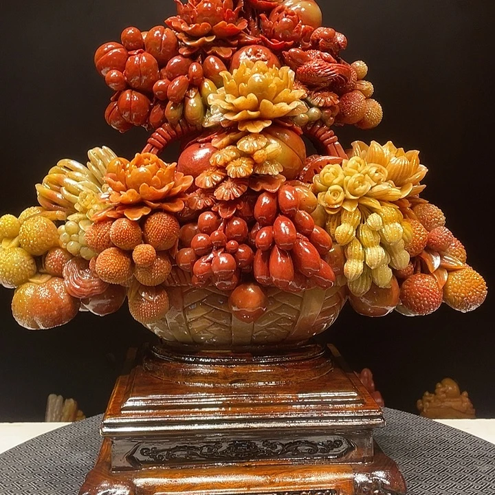 鲁***~寿山石山水画作品欣赏