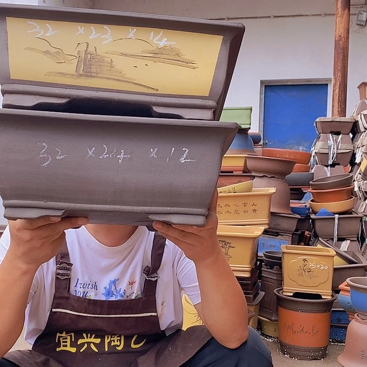 紫砂花盆宜兴紫砂