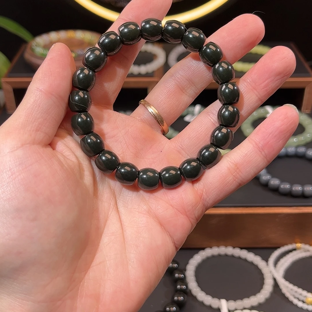 和田玉未镶嵌手链