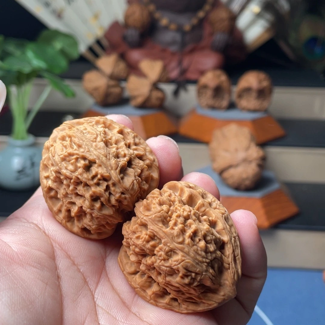 文玩核桃把件s南将石