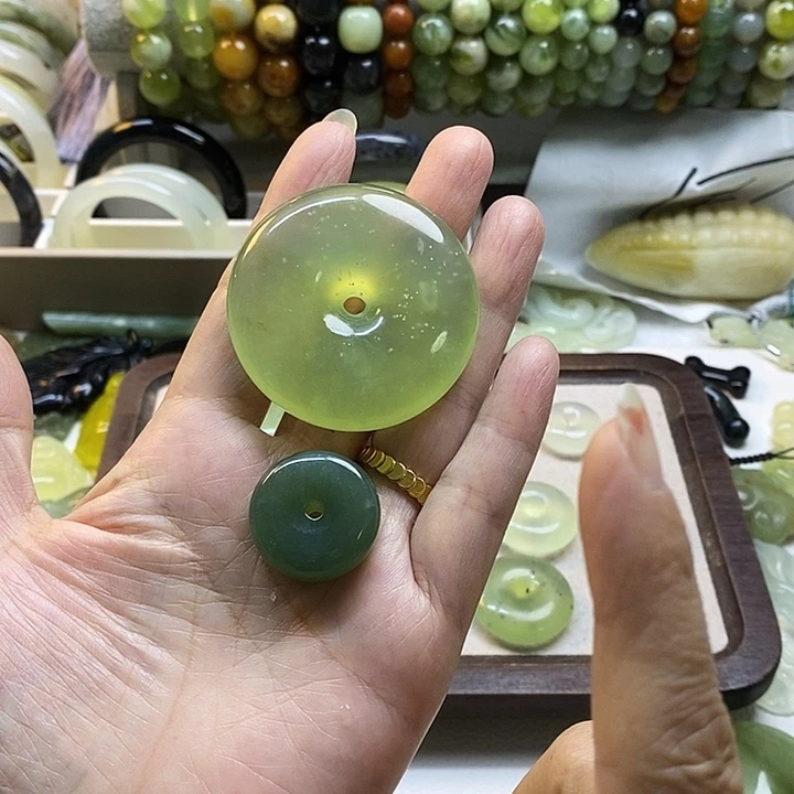 合金蛇纹石玉手镯放