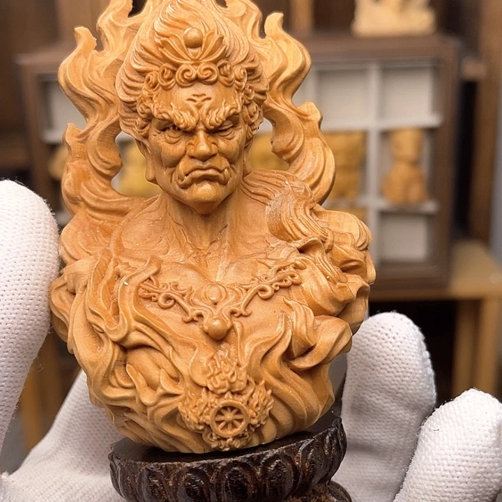 B****十公分不动明王连带底座一套