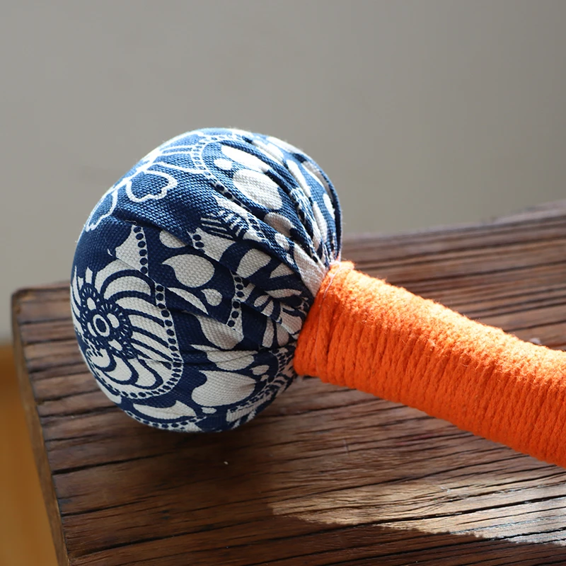 太平绣球艾心锤13cm纯手工特色手工艺品山西省非物质文化遗产