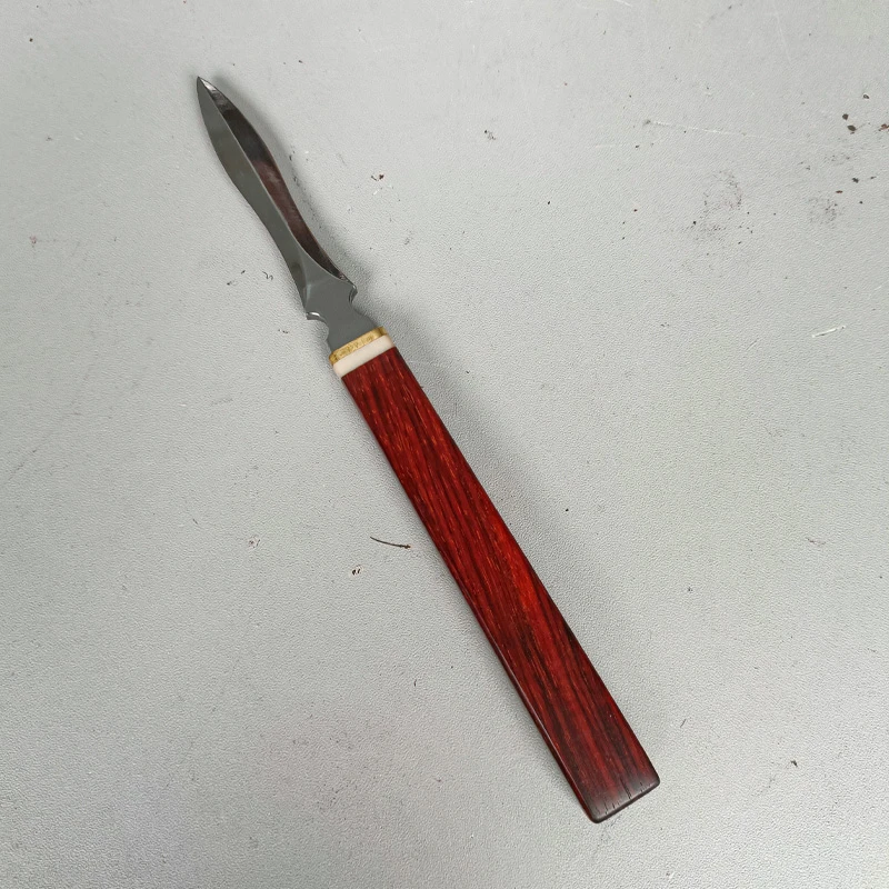 印度小叶紫檀茶针茶刀普洱茶开茶刀开茶饼撬刀中式红木茶道茶具