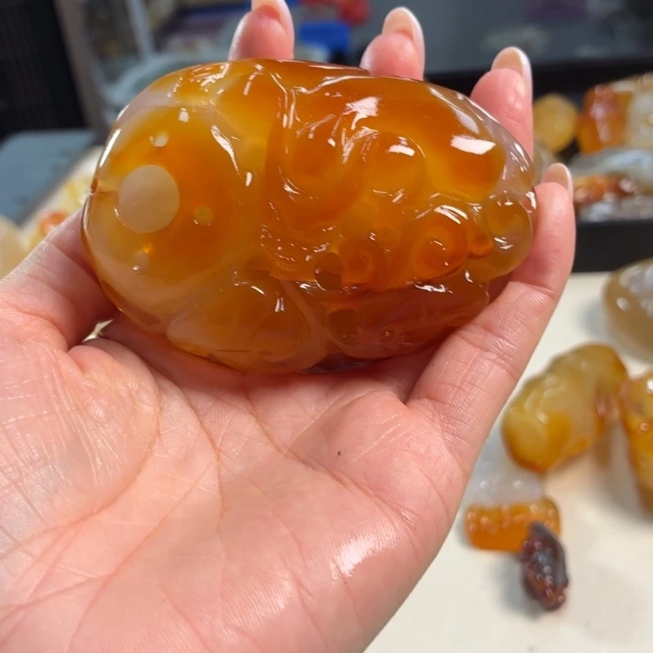 玛瑙/玉髓吊坠(不含链)未镶嵌