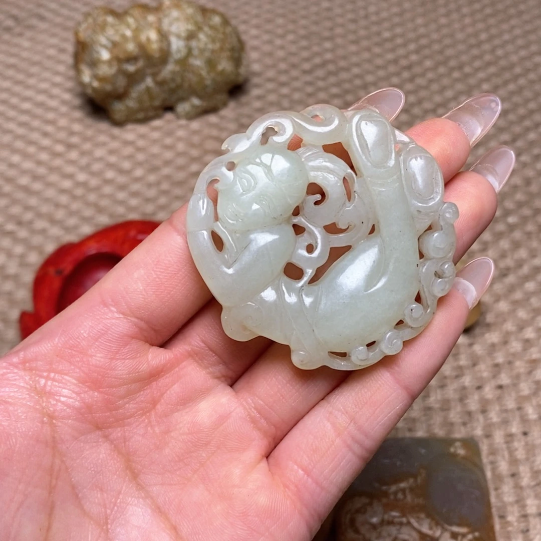 白玉菩提吊坠白玉菩提白玉菩提摆件