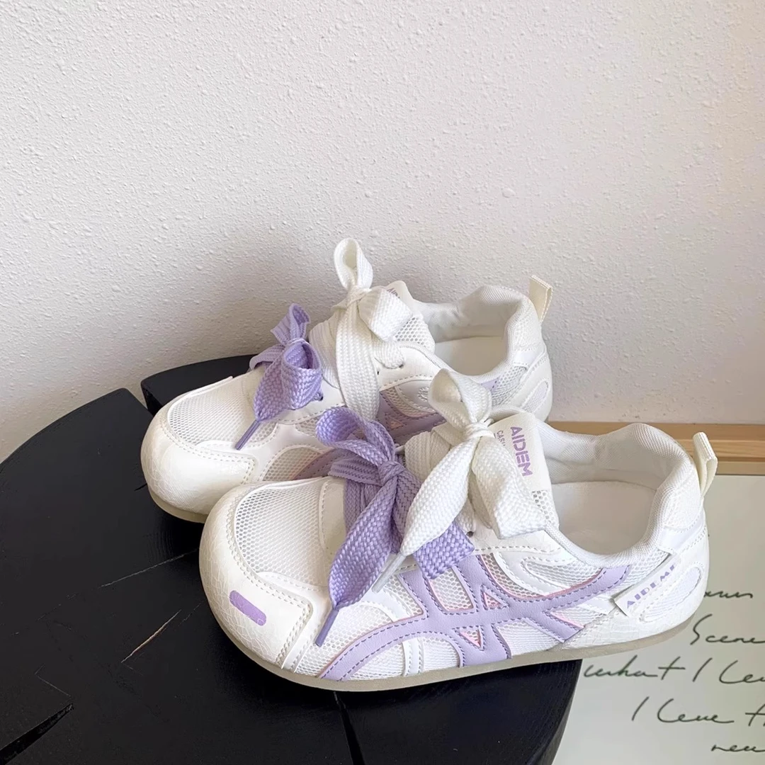 小白鞋女款2025新款夏季网鞋透气德训鞋薄款软底不累脚休闲运动鞋