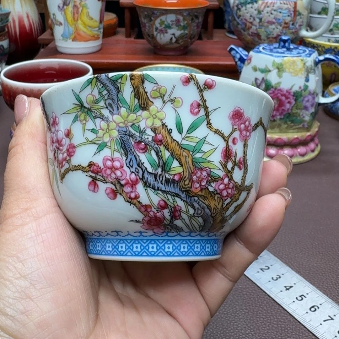 瓷片景德镇仿古手工制作精品展示