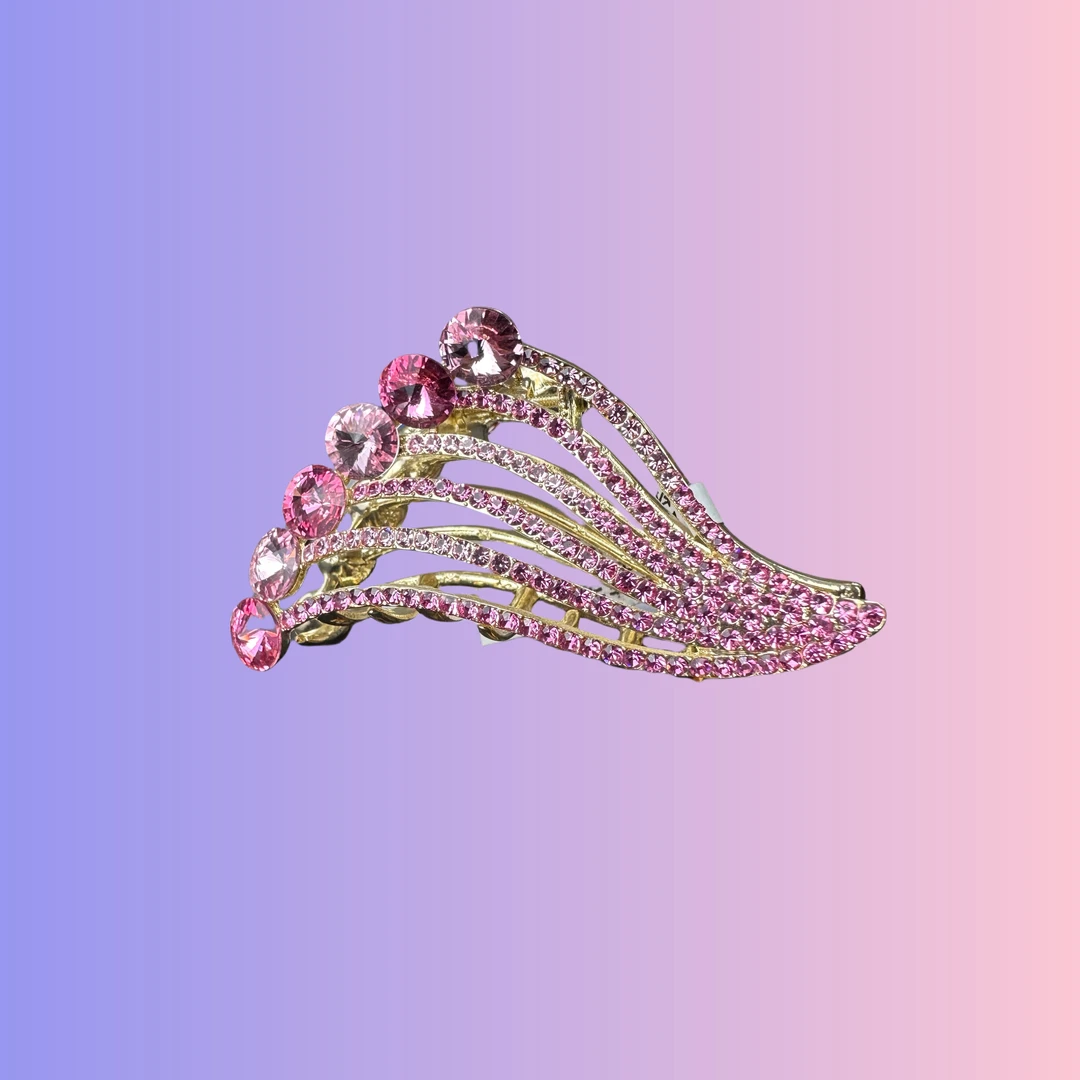 一字夹女少女风瑞丽风边夹抓夹发卡马尾夹网红2025潮款发夹夹子