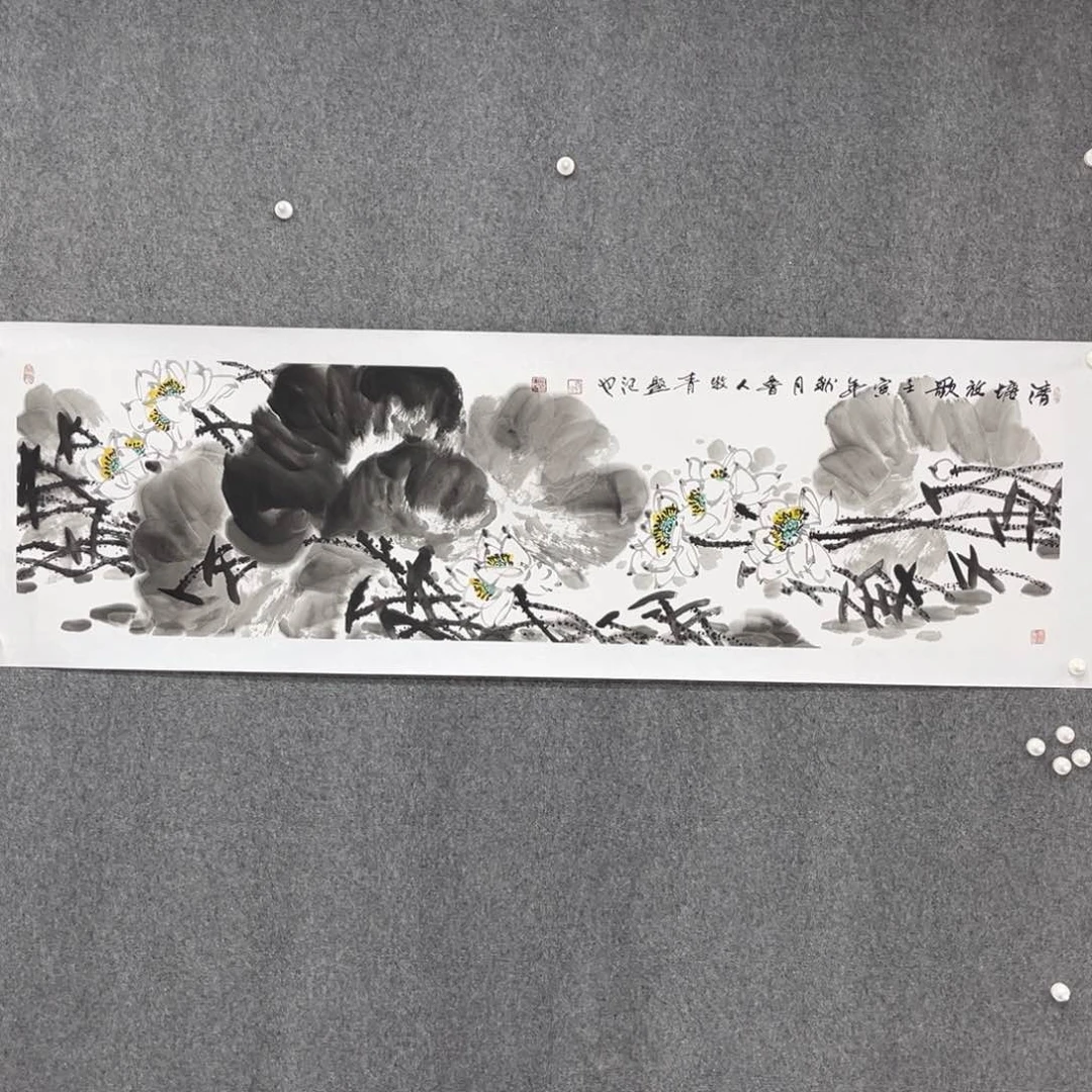 国画宣纸牧青老师作品