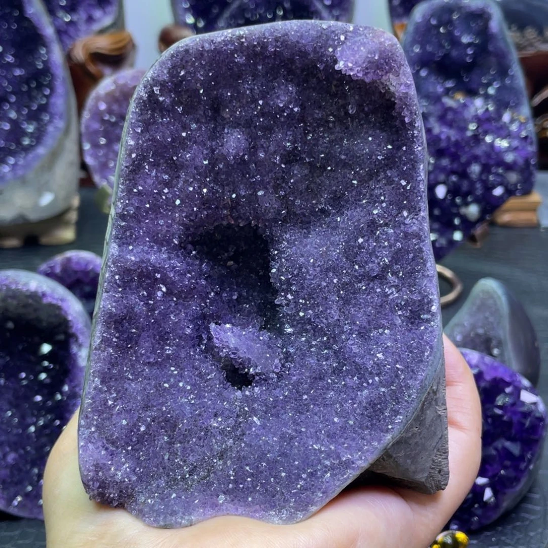 洗***了未镶嵌紫晶大型摆件（非配饰）