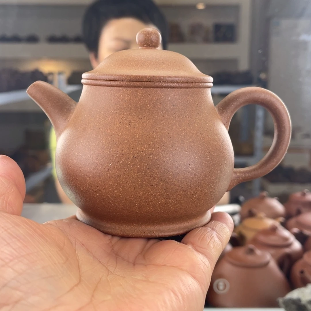 茶壶紫砂黄降坡高潘170cc左右