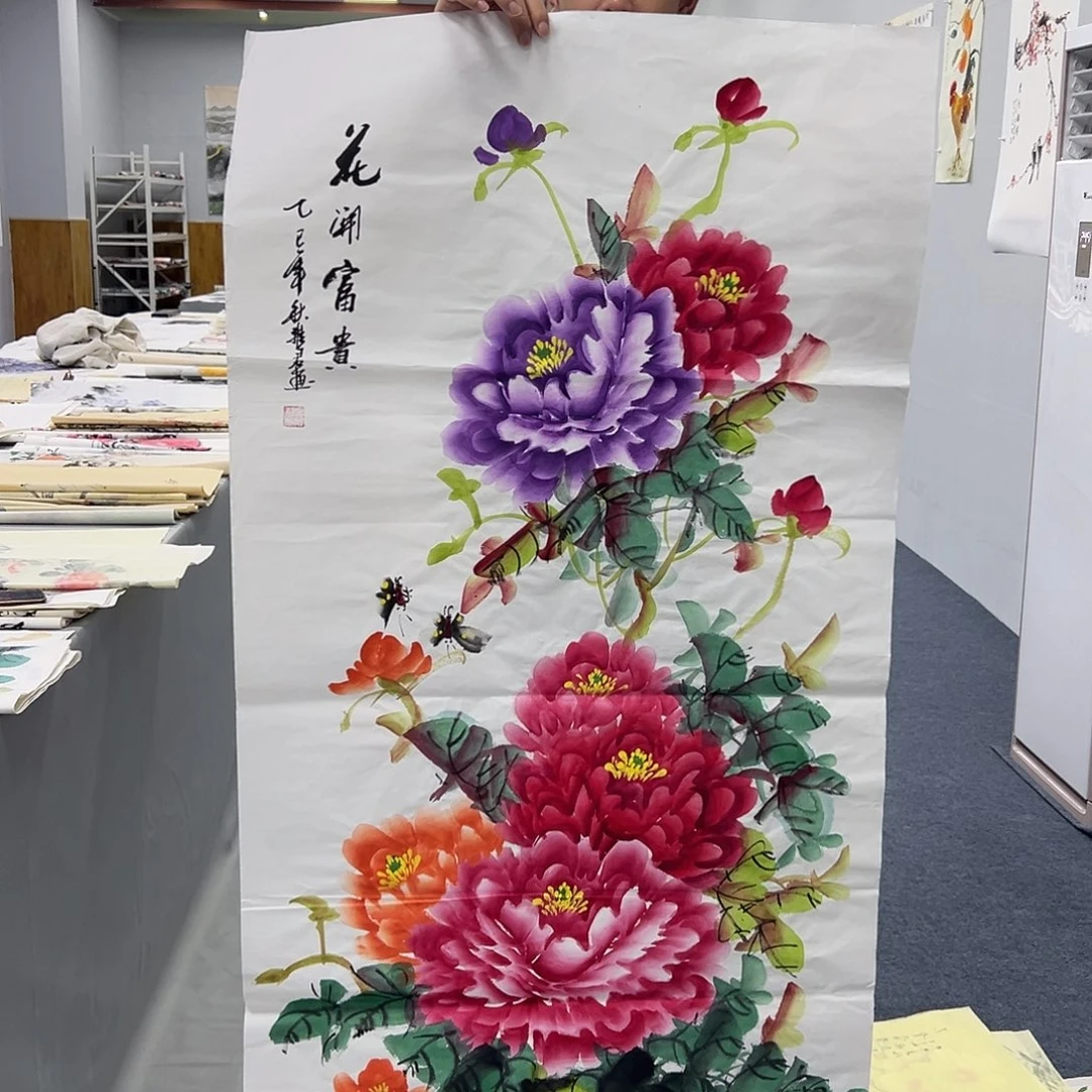 国画国画作品纯手绘作品