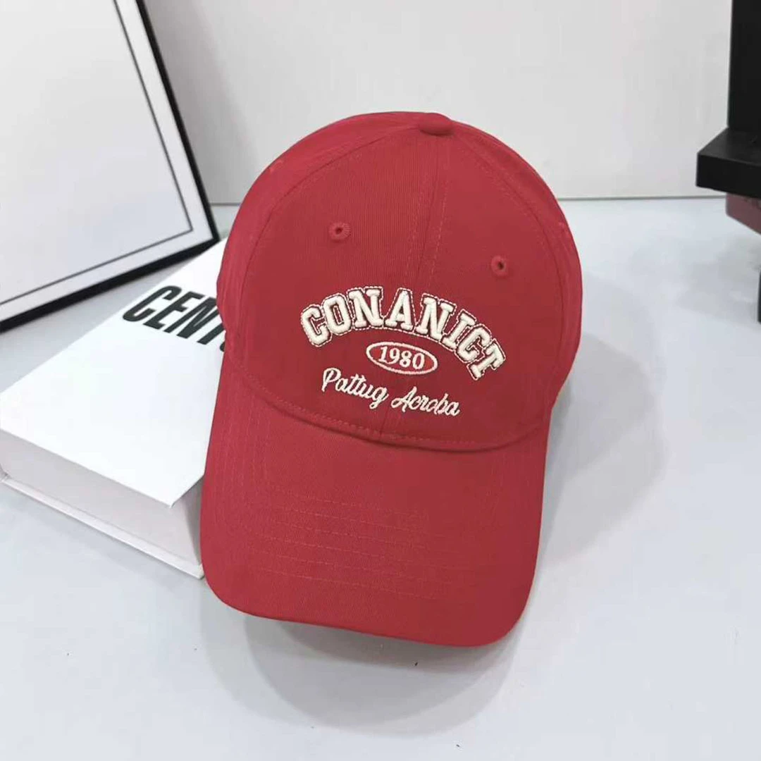 2025新款韩版复古刺绣字母软顶棒球帽男女时尚百搭遮阳潮牌鸭舌帽