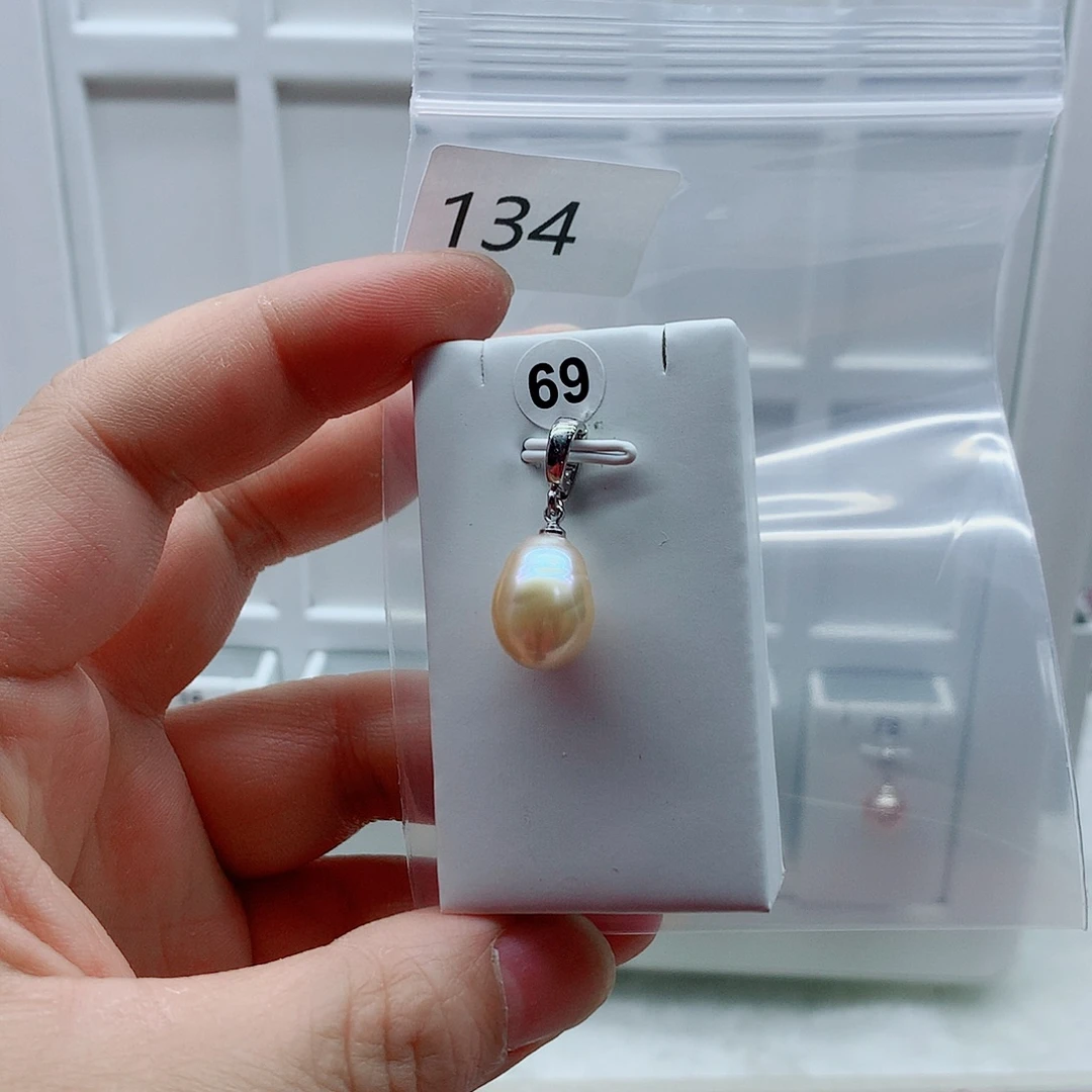 吊坠(不含链)淡水珍珠合金