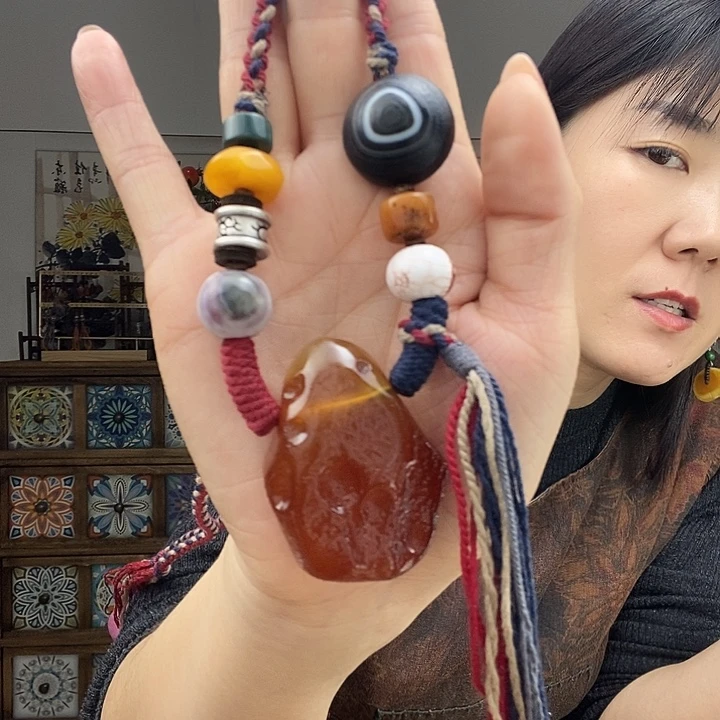 蜜蜡项链未镶嵌项链