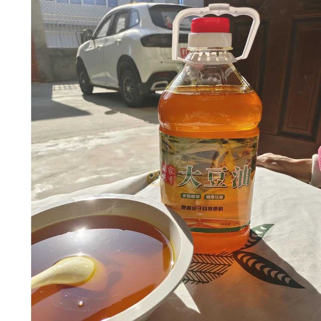 农家纯大豆油无添加自种非转基因大豆