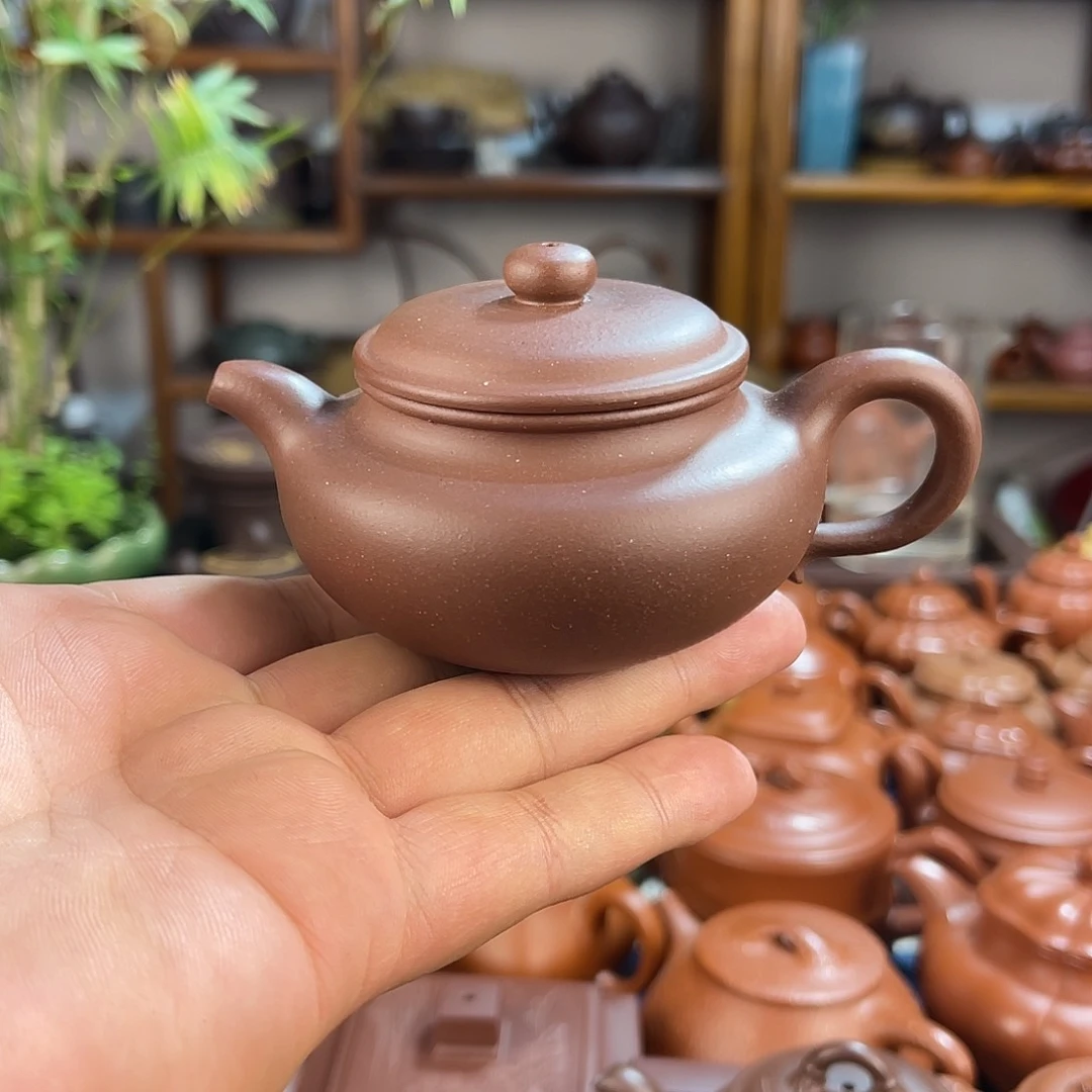 紫砂壶*️****仿古130cc原矿老紫泥
